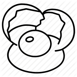 256x256 Bakery, Cooking, Cracked, Egg, Ingredient Icon Icon Search Engine
