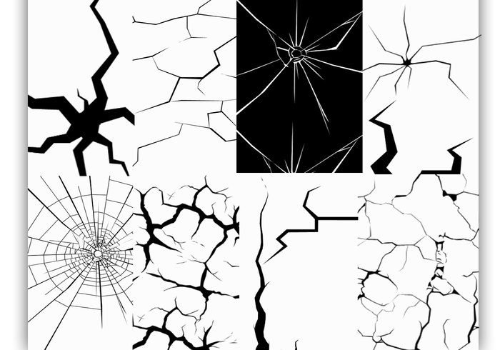 700x490 Cracks Brushes Pack Free Photoshop Brushes
