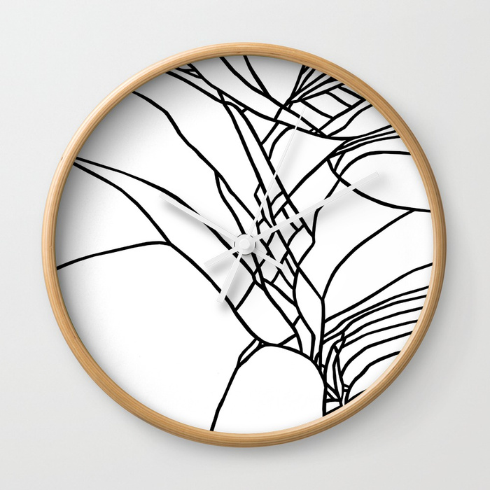 700x700 Crack Wall Clock By Projectm Society6