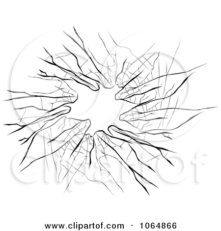 450x470 Cracked Glass Clipart