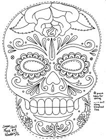 212x280 Sugar Skull Coloring Pages Sugar Skulls, Sugaring And Skull Design