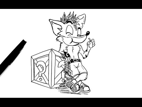 480x360 Comment Dessiner Crash Bandicoot
