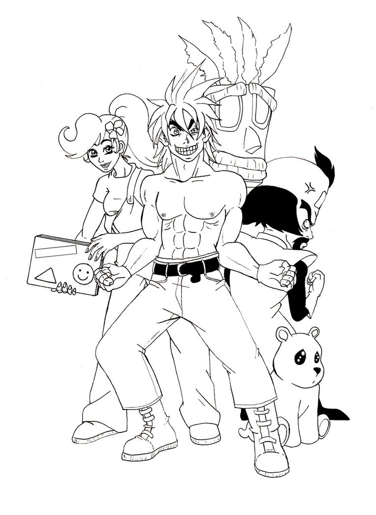 764x1046 Human Crash Bandicoot Ol By Majinchris87