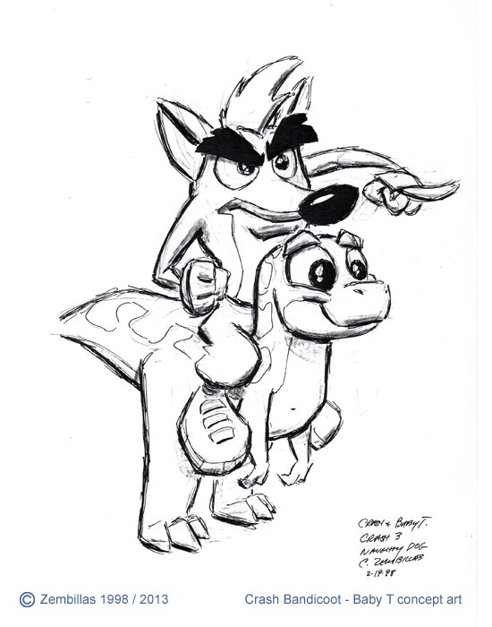 550x700 Charles Zembillas Crash Bandicoot