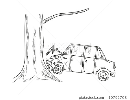 450x345 Car Accident Sketch