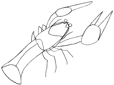 400x300 How To Draw A Lobster