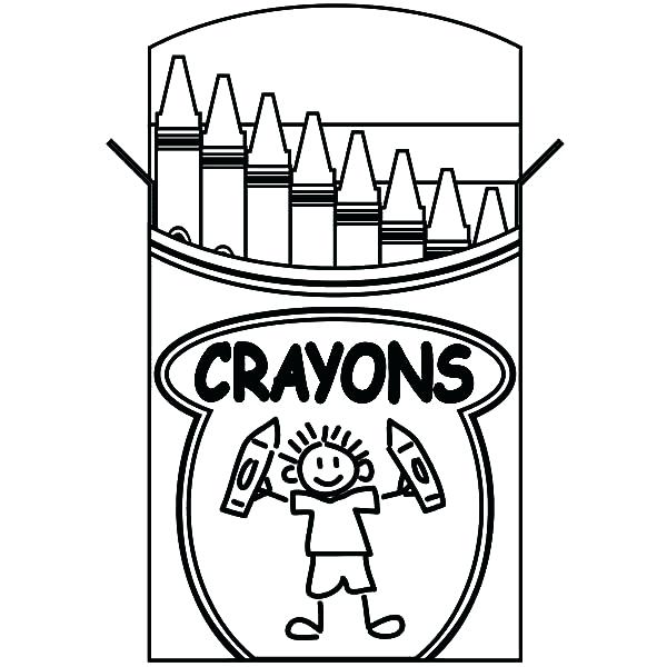 600x600 Crayons Coloring Pages Crayon Coloring Pages Crayon Box Colouring