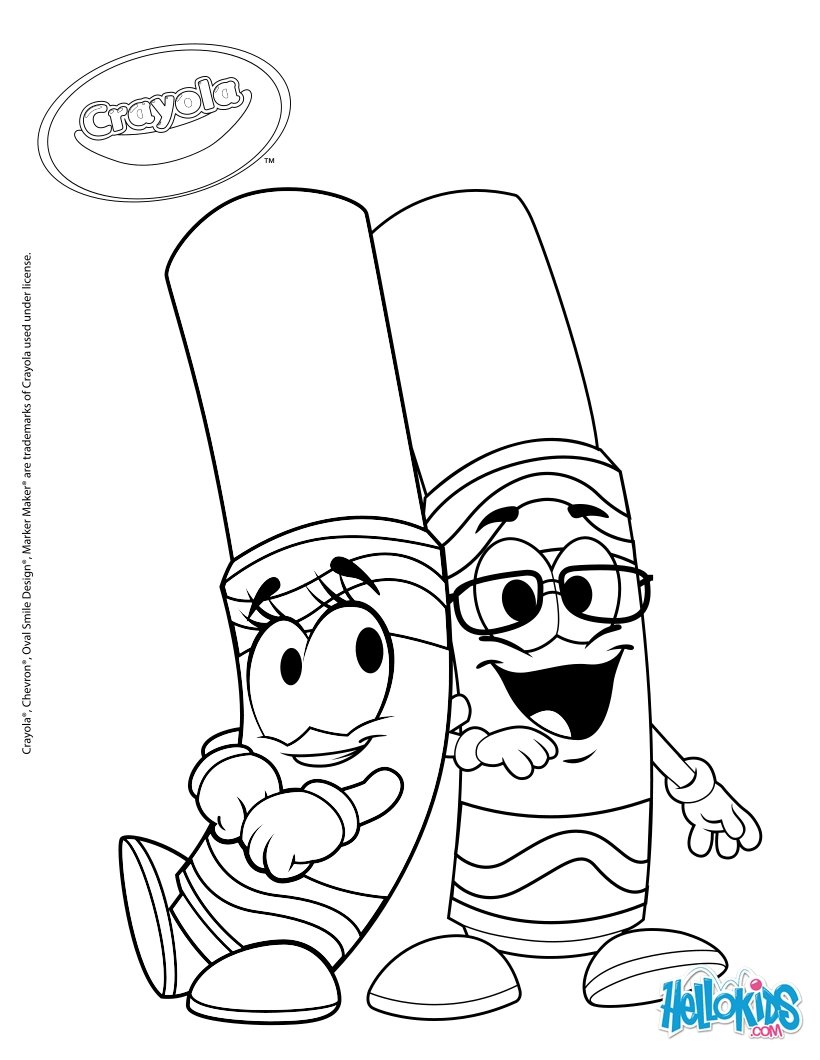 820x1060 Crayola 10 Coloring Pages