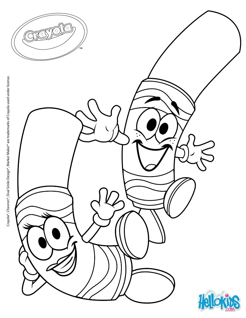 820x1060 Crayola 5 Coloring Pages