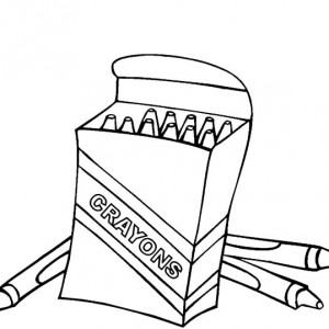 300x300 Drawing Box Crayons Coloring Pages Drawing Box Crayons Coloring