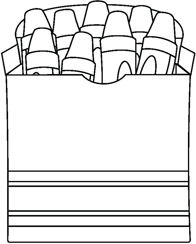 658x817 Box Coloring Page