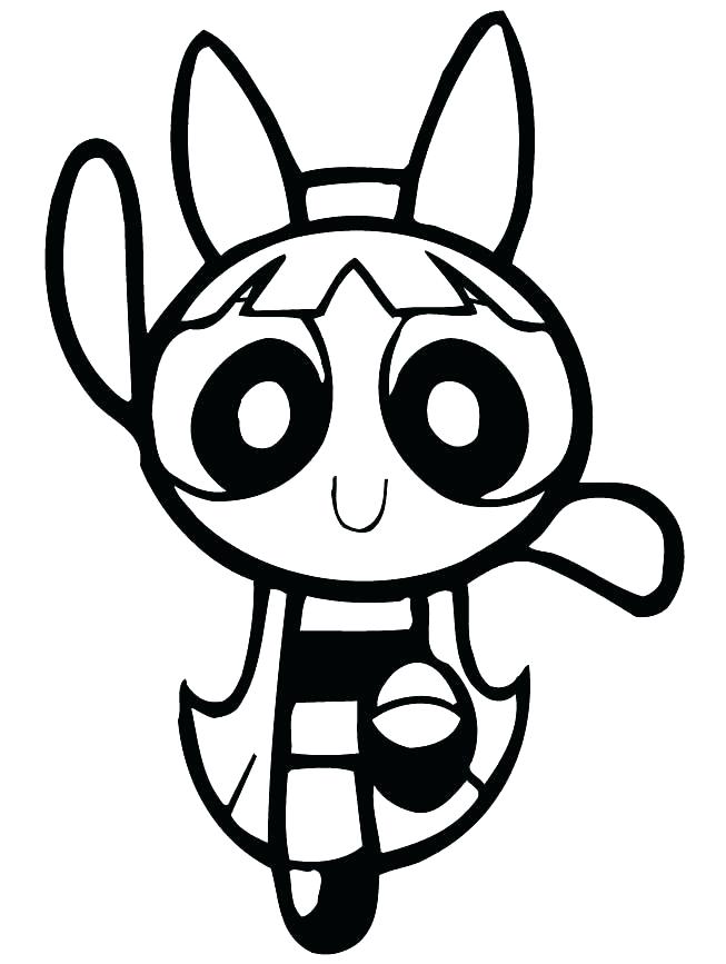 653x867 Awesome Powerpuff Girl Coloring Pages Free Download Power Puff
