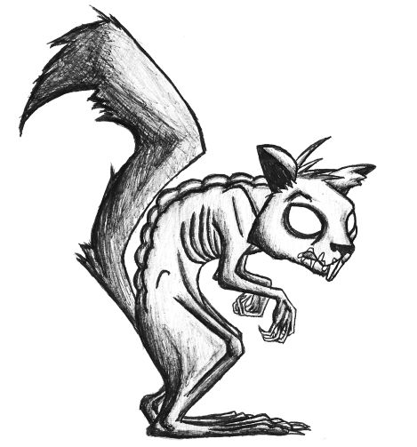 469x503 Zombie Squirrel By Gir1397