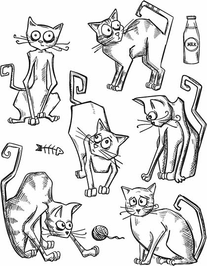 420x540 So Tim Holtz Cling Stamps 7x8.5