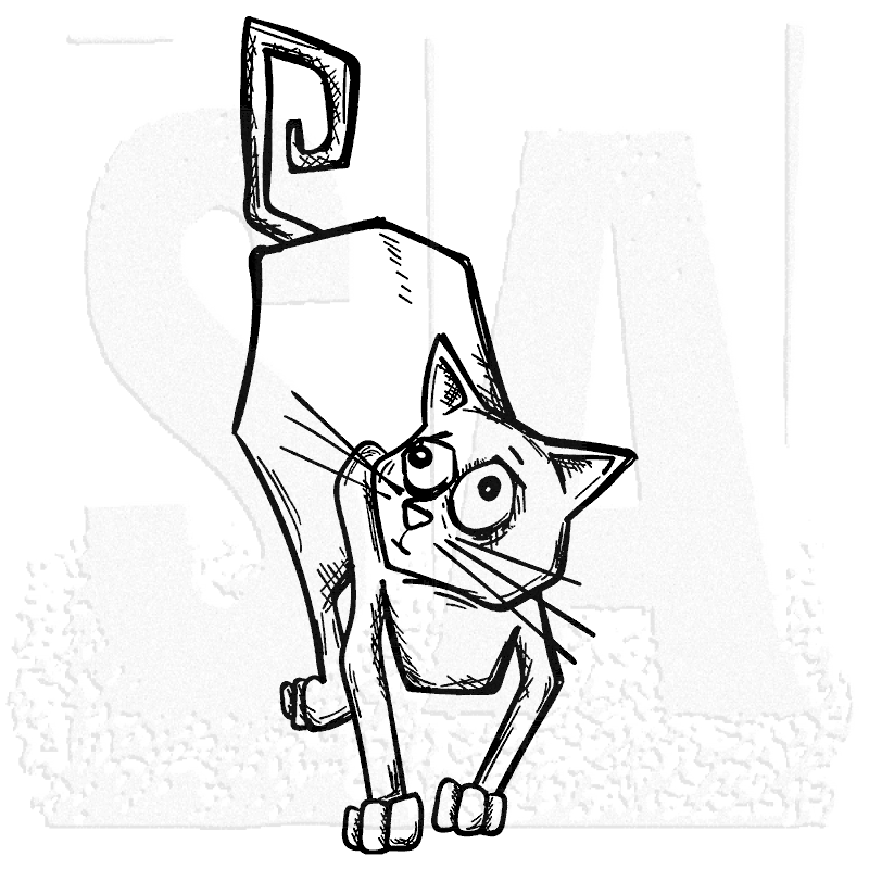 800x800 Tim Holtz Wood Mounted Stamp