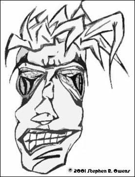 277x365 Crazy Eyes Sketch Book Stephen R. Owens