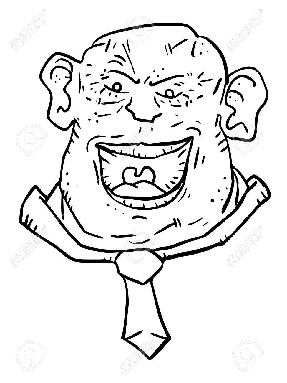975x1300 Joke Crazy Face Man Draw Royalty Free Cliparts, Vectors, And Stock