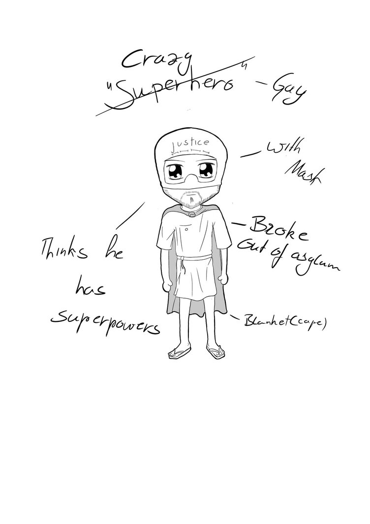 752x1063 Chibi Character 2 Crazy Guy By Adriandierigl