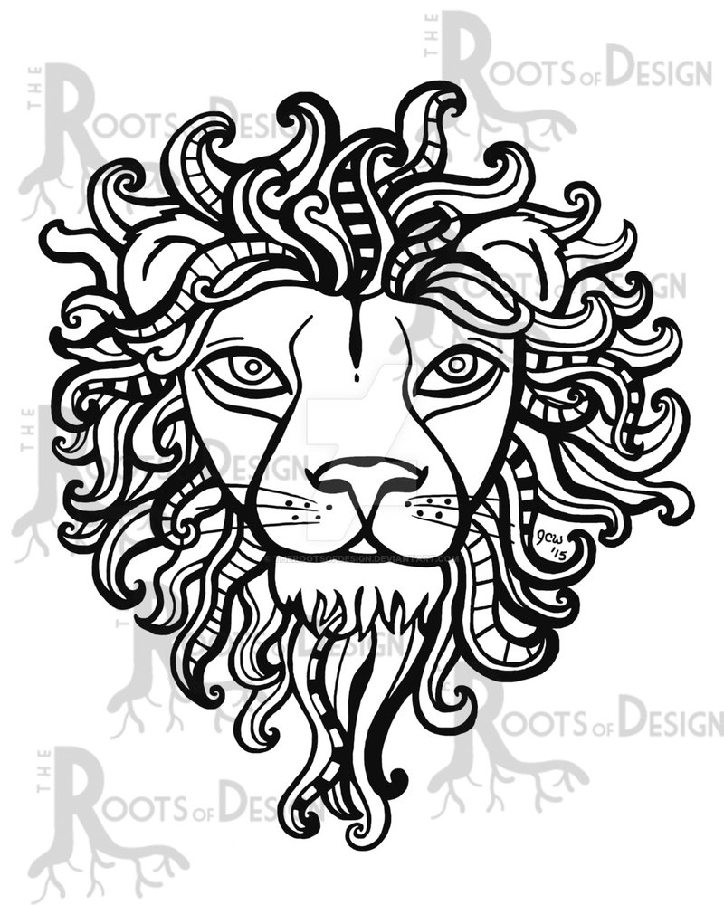 800x1000 Lion With The Crazy Hair By Therootsofdesign