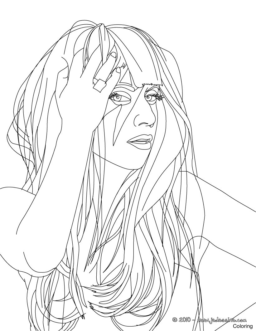 821x1061 Unique Crazy Hair Coloring Pages 4f For Adults Free Hairdresser