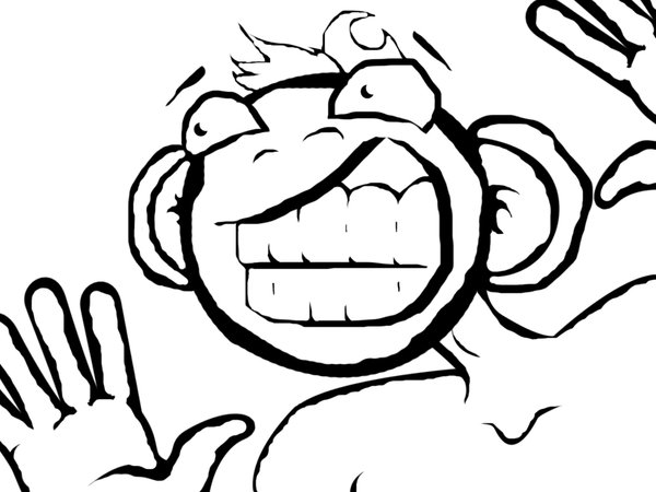 600x450 Crazy Monkey By Stealthyfart