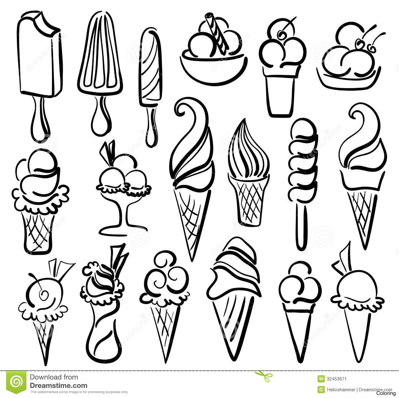 1300x1296 Ice Cream Drawing Cone Coloring Page Ideas 10f Simple 3d Games Diaiz