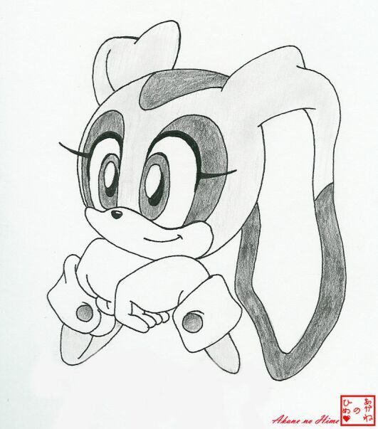 531x603 Cream The Rabbit Images Cream Drawing Wallpaper And Background