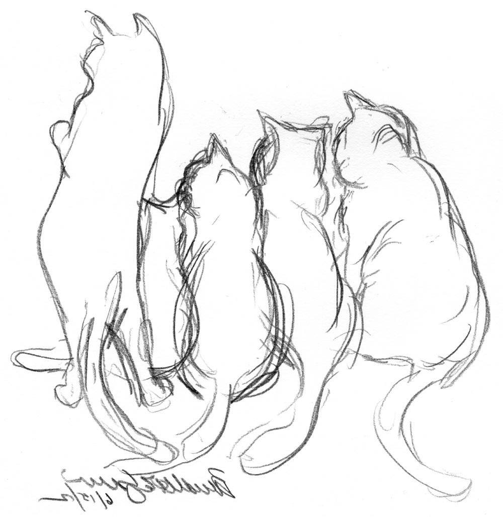 1000x1029 Creative Drawing Sketches Of Animal