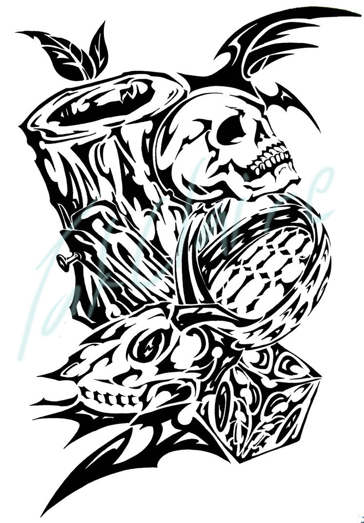 746x1071 Creative Drawing Tattoo Style By Takeclaire