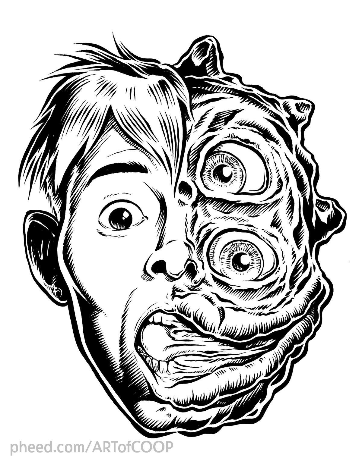 1200x1530 Trippy Eye Drawing