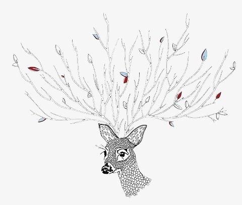 480x407 Hand Drawn Sketch Picture, Cartoon Creative, Wonderland Element