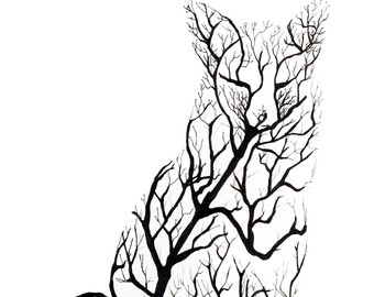 340x270 Creative Panda. Illustration. Ink Pen And Digital Drawing.