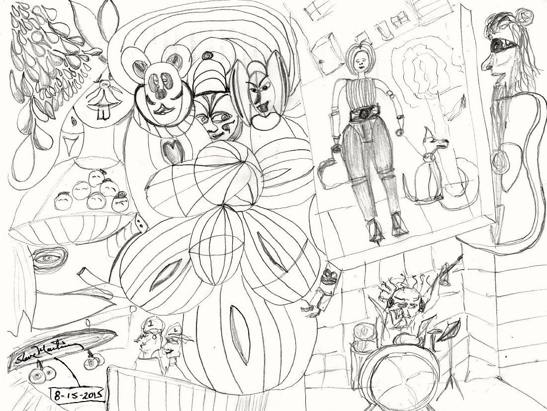 1100x826 Sold A Relatively Quick Doodle Sketch Drawing Daydream