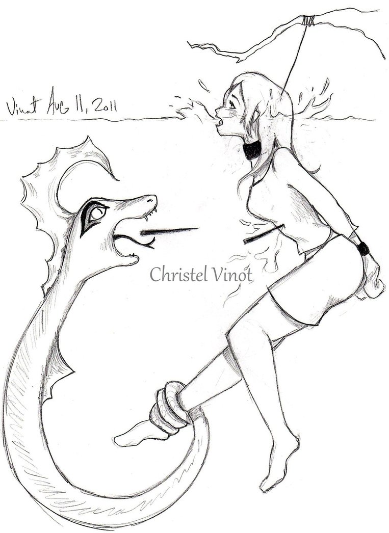 763x1046 Death By Evil Sea Creature Torture By Christelvinot