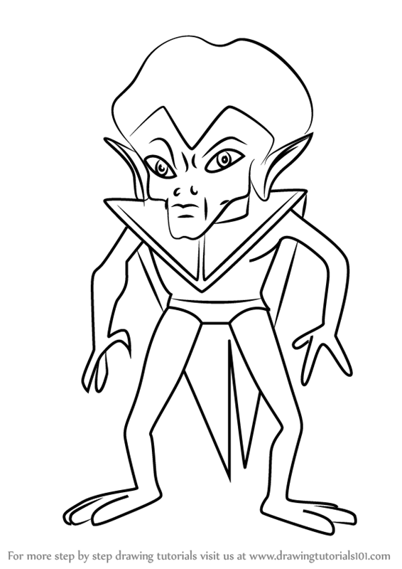 566x800 Learn How To Draw Creature King From Space Ghost (Space Ghost