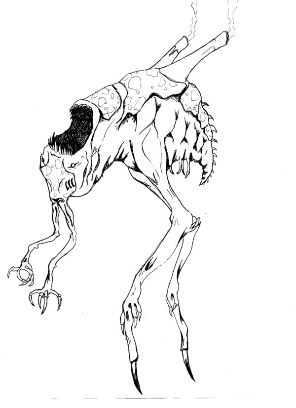 600x826 Stalker A Demonic Creature By Mistymiasma