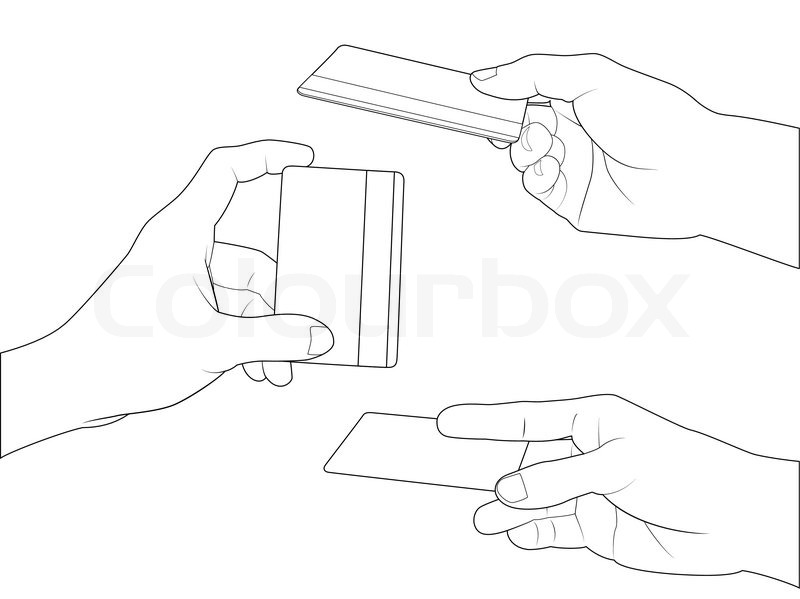 800x599 Hand Holding Credit Card Collection