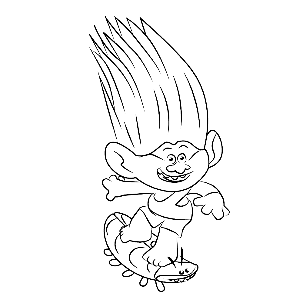 1000x1000 Trolls Coloring Pages Creek Nice Coloring Pages For Kids