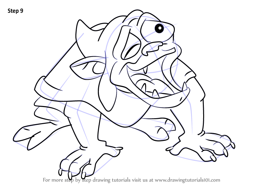 844x598 Learn How To Draw Creeper From The Black Cauldron (The Black