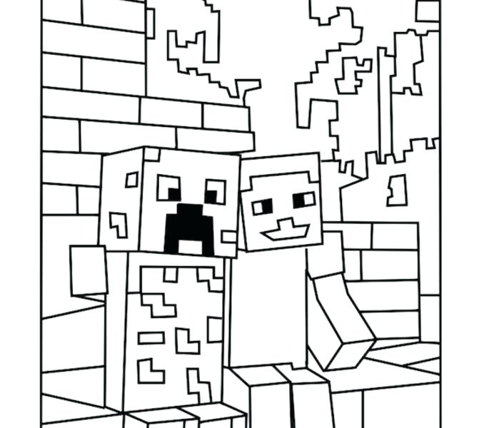 678x600 Printable Minecraft Coloring Pages Printable Coloring Pages Best