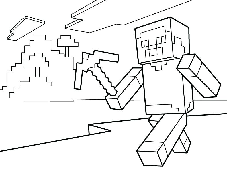 792x612 Minecraft Coloring Pages For Kids Coloring Pages Coloring Pages