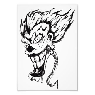 324x324 Evil Clown Art Amp Framed Artwork Zazzle