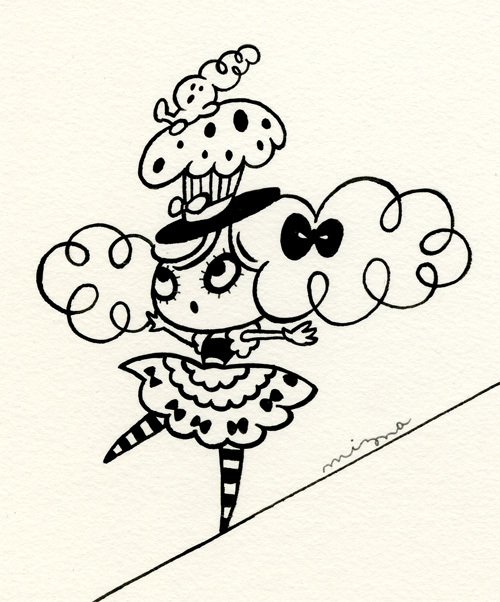 500x602 Halloween Eye Candy Black Amp White Drawings By Mizna Wada 9 Art