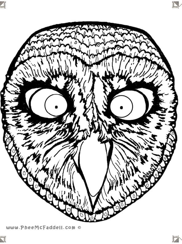 592x795 Halloween Mask Drawings Fun For Christmas