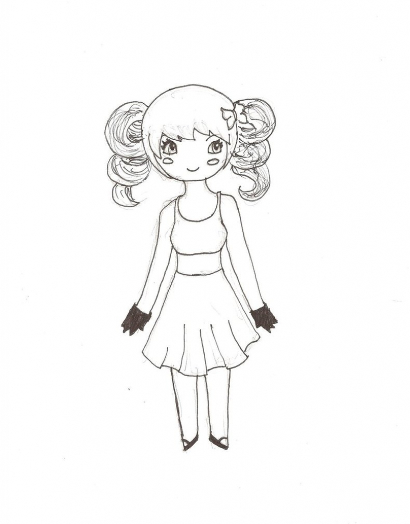 802x1024 Creepy Girl Drawing Random Creepy Girl Drawingevilmilkcarton