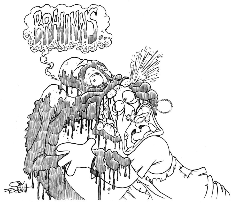 954x837 October Monster Sketch