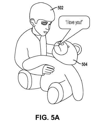 368x452 Sce Patents Teddy Bear That Gets Sad If You Don'T Play With Him