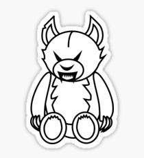 210x230 Evil Teddy Bear Stickers Redbubble