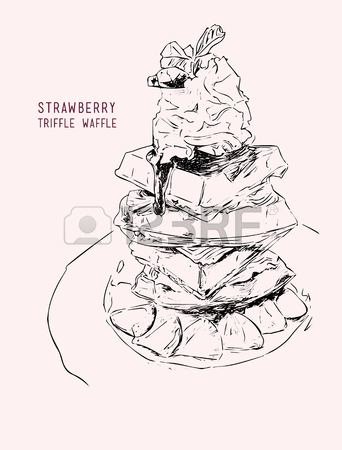 342x450 Fruitty Crepe Cake With Fresh Strawberry Kiwi Peach Blueberry