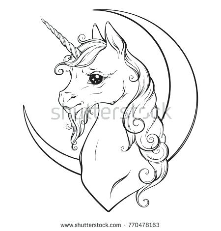 450x470 Crescent Moon Coloring Page Crescent Coloring Page Outline